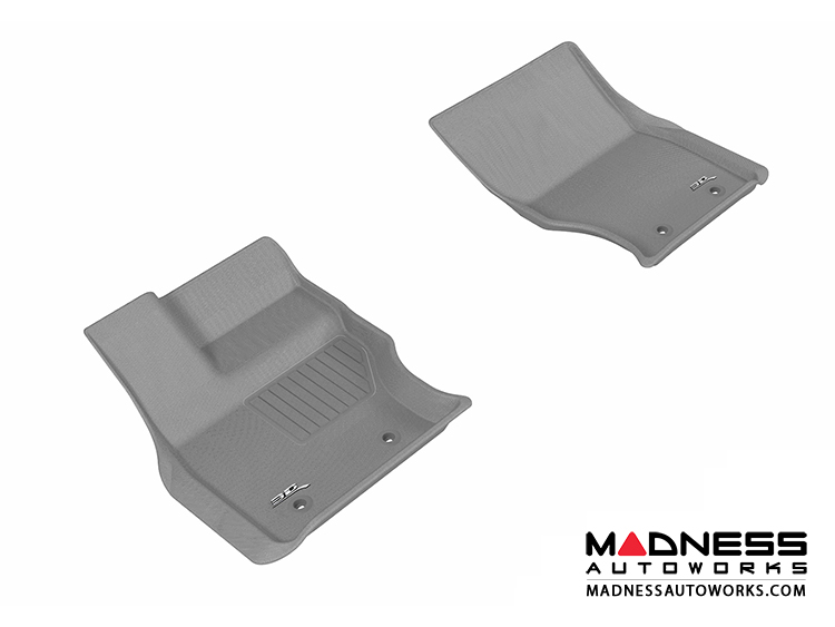 Land Rover Range Rover Floor Mats (Set of 2) - Front - Gray by 3D MAXpider